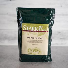 Photo of Stark Tre-pep fertilizer in packaging.