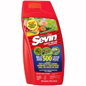 Bottle of sevin spray