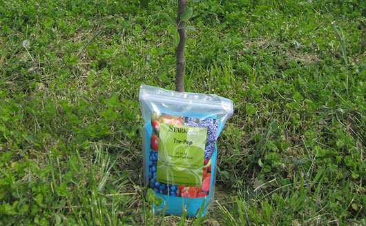 Bag of Stark Tre Pep fertilizer