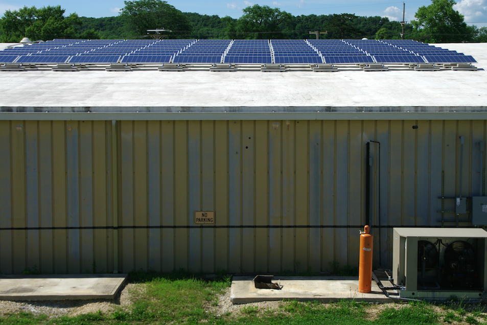 Solar Panels on "R" Building