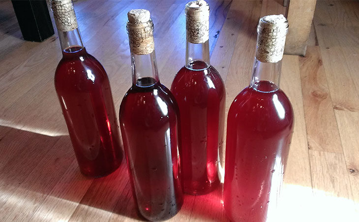 Wine bottles