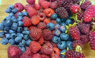 Assorted berries
