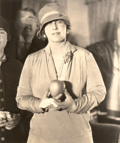 Vintage Photo of woman with Golden Romania