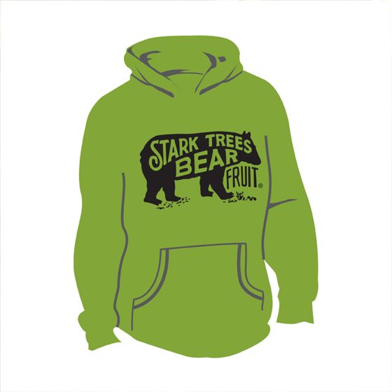 Photo of Long Sleeve Bear Logo Hooded Sweatshirt Kiwi