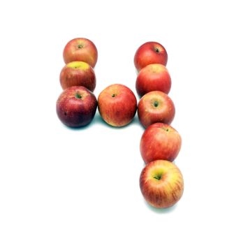 4 in apples
