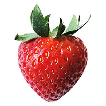a single strawberry