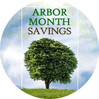 "Arbor Month Sale" with Tree