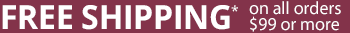 Free shipping on orders $99+
