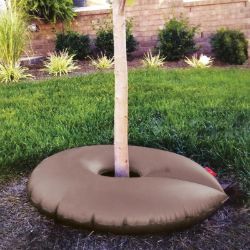 DeWitt Dew Right Drip Irrigation Doughnut around tree