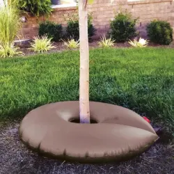 DeWitt Dew Right Drip Irrigation Doughnut around tree
