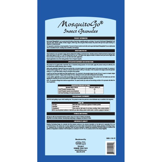 photo of Ferti-lome® MosquitoGo® label