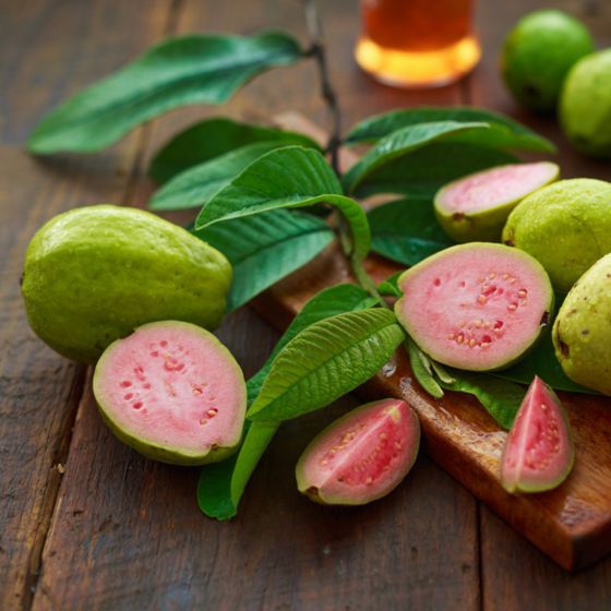 Taiwanese Guava Cut Open