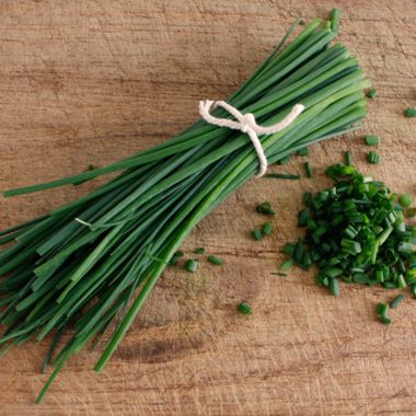 Purly Chives bundle with some diced chives