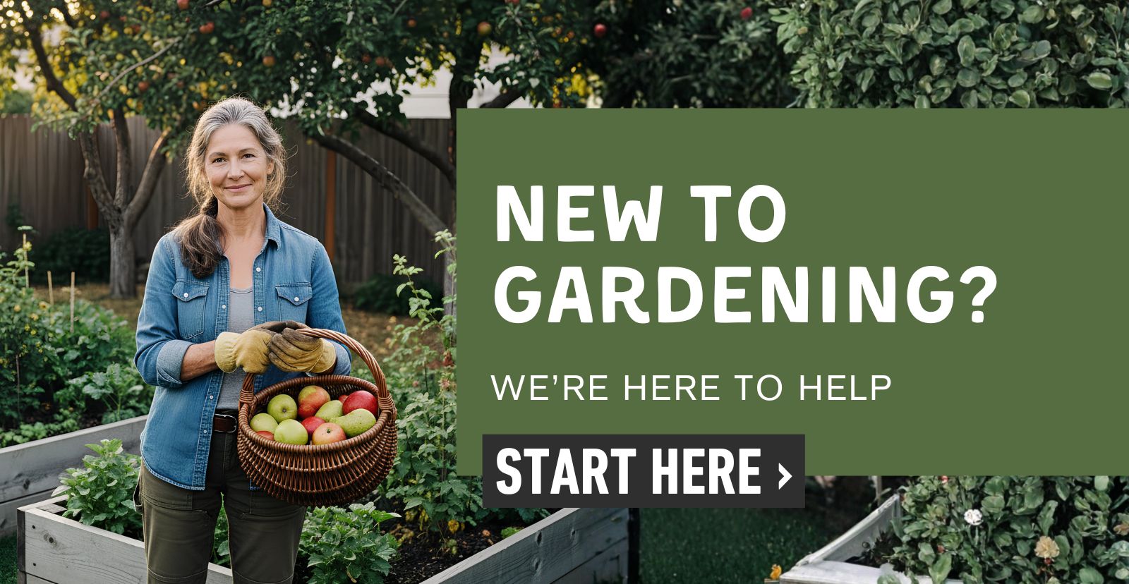 New to gardening? We're here to help.