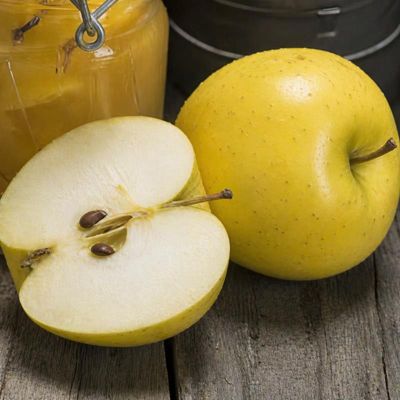 Golden Apple cut open