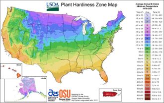 map of hardiness zones