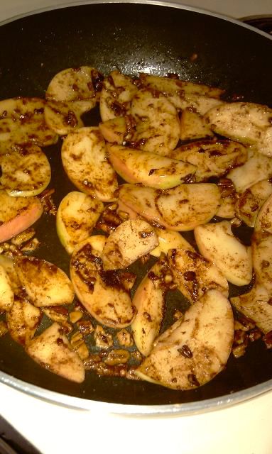 Cooked Honeycrisp Apples Sautéed Apples