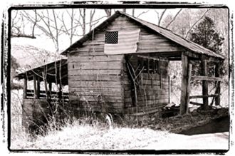 Photo of old barn