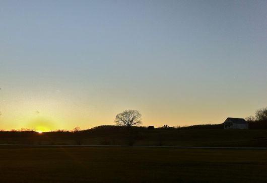 Winter Sunrise at Stark Bro's