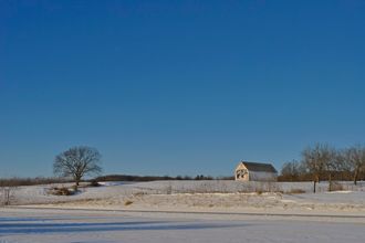 Snow Around Stark Bro's "Bear Barn"