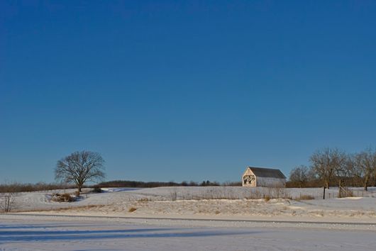 Snow Around Stark Bro's "Bear Barn"