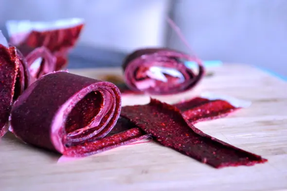 Read the full article Homemade Strawberry-Blueberry Fruit Leather