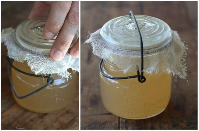 Sealing Finished Apple Vinegar