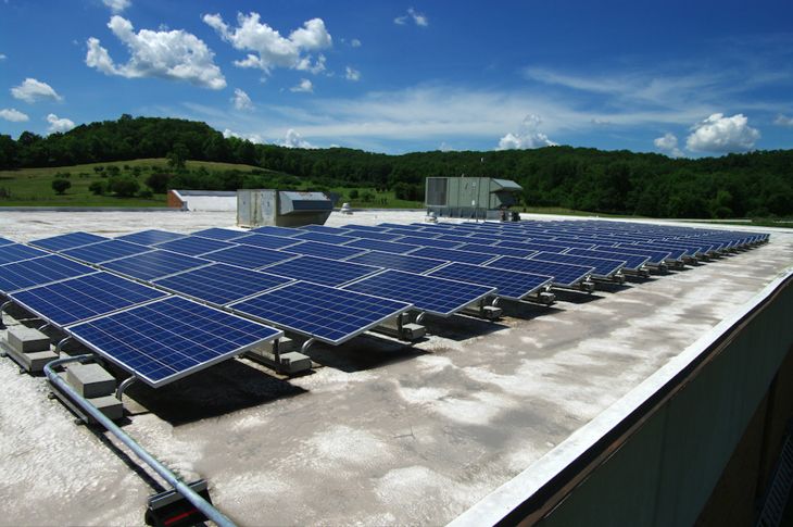 Solar Panels on Main Office