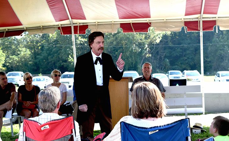 Actor impersonating James Stark