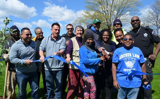 Read the full article Group of people at Mcgovern Park