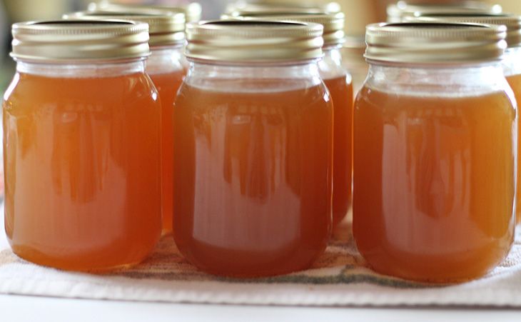 Jars of preserves