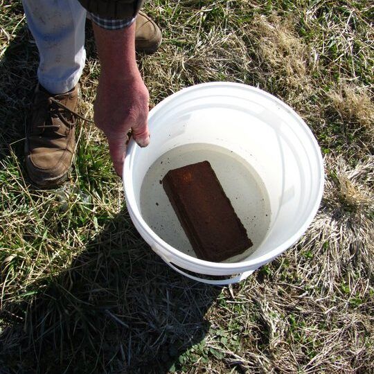 Cocoa-Fiber Brick in Water