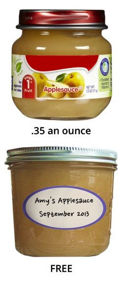 Apple Sauce Comparison (store bought vs. homemade) Apple Sauce Comparison (store bought vs. homemade)