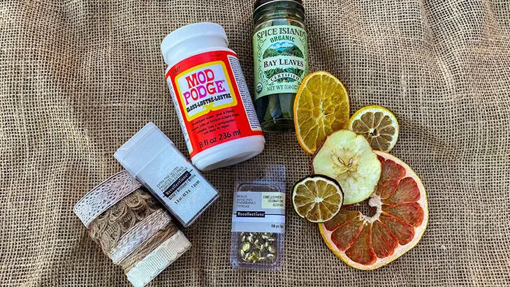 supplies to make ornaments