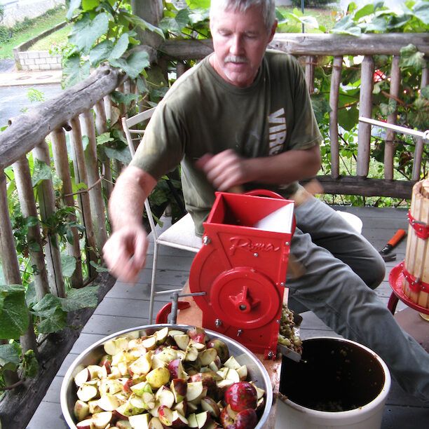 Pressing Apples for Cider