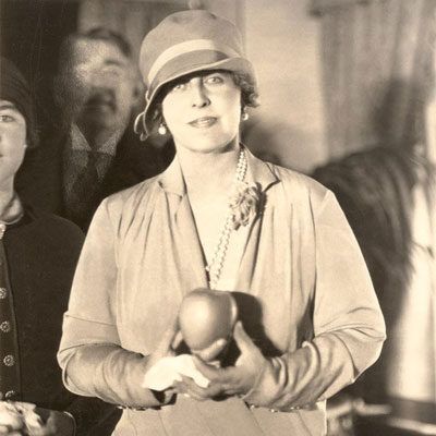 Vintage Photo of woman with Golden Romania